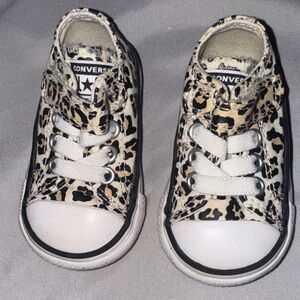 Converse Kids Leopard Print High-Top Sneakers